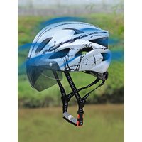 AliExpress PJT Ultra-Light Magnetic Goggles Bicycle Helmet Lightweight PC Shell & EPS Foam Construction Cycling Helmet MTB Bike Helmet