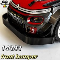 MJX 14303 Rc Car Front Bumper High Elastic Suction Front Armor Crash Protection Upgrade Modified Accessory For Rc Racing