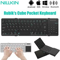 NILLKIN Foldable Bluetooth Wireless Game Keyboard with Touchpad for Android IOS Windows ipad Tablets Portable Pocket Keyboard
