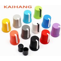 5PCS 15*20MM soft rubber Pioneer EQ knob DJM750 800 850 900 2000 DJM DDJ Pioneer Mixer knob cap Half-axi Hole 6mm Any angle