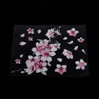1set Cherry Blossom Pink Floral Vinyl Sticker Waterproof Decal for Car Motorcycle Bumper Window iPad