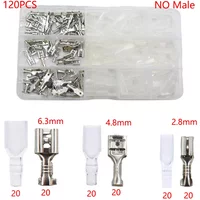 2.8/4.8/6.3mm quick splicing male and female wire shovel connector crimping wiring for car audio speakers