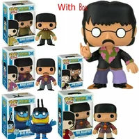 FUNKO POP Beatles John Lennon #27 Paul Mccartney #28 Geogre Harrison 29 Ringo Starr #30 Blue Meanie #31 Vinyl Action Figure Toys
