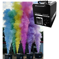 New DMX512 3500W Pink Blue Green Yellow Purple Color Fog Smoke Machine with 10-12m Spray Distance for Stage Gender Reveal Bride