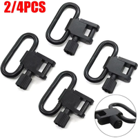 2pcs 1inch QD Sling Swivel Strap Buckles Kit Tactical Rifle Sling Swivels Mount Adapter Detachable Sling Mount Ring