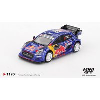 MINIGT 1/64 Ford Puma Rally1 #55 M-Sport Ford WRT MGT01176-CH Cars Alloy Diecast Metal Model Kids Toys Boys