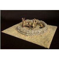 1/35 resin soldier model GK German artillery (5 figures) Unassembled and unpainted DIY kit 834