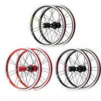 CHOOEE Bicycle Accessories Folding Bike Wheels 16 Inch V Brake Bicycle Front +Rear Wheels 8/9/10/11 Speed 16H/20H Cycling Part