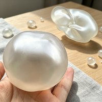 Moldable Squishy Pearl Coconut Oil Squeeze Toys Moldable Stress Ball Squishy Toy Slow Rising Decompression Sensory Toy for Adult
