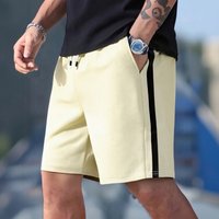 New Men's Shorts, Men's Casual Pants, Men's Beach Shorts, Men's Sports Shorts, New Fashion Textured Fabric, Breathable Pants, Suitable for Both Daily Casual Wear and Sports