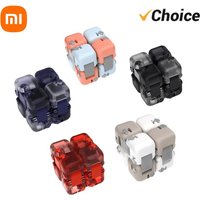 Xiaomi Mitu Colorful Fidget Cube Spinner Seven Surprise Fingertip Building Block Bricks Toy Puzzle Assembling Random Color