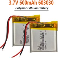 603030 3.7V 600mAh Rechargeable Polymer Lithium Battery For Applicable Air Purifier Bluetooth Speaker Smart Water Cup LED Light