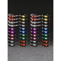 AliExpress SNQP 40PCS Fashion Vintage Half Frame Fishing Eyewear Cycling Sports Sunglasses Men Women Running Mountainering Sun Glasses