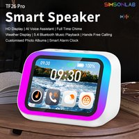 2026 New Smart Speaker with Screen Display Multifunctional Voice Assistant Great Bluetooth Intelligent Home Hub Photo Album Gift