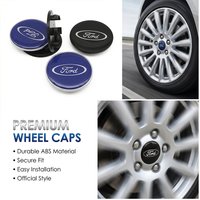 Premium Set 4pcs 62MM Wheel Center Caps Hub Dustproof Cover Hubcaps for Ford Focus 2 3 4 MK2 MK3 MK5 Fiesta MK7 Mondeo Fusion 3D
