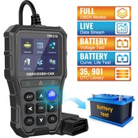 Fault Code Scanner Battery Tester OBD2 Code Reader Check Engine System YM519 Multi-language Car Diagnostic Tool Code Reader