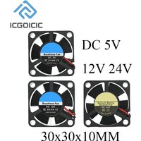40x40x10mm 4010 30x30x10mm 3010 5/12/24V Volt Brushless DC Fans For Heatsink Cooler Cooling radiator for 3d Printer Parts Fan