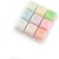 YMDK 9pcs 1u MOA Profile Macaron Color Blank Fog Keycaps for MX Mechanical Keyboards(Only Keycaps)