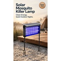 【CHIMU HOME】Smart Solar Powered Mosquito Killer Lamp IP65 Waterproof Large UV Bug Zapper Light Sensor for Outdoor Camping