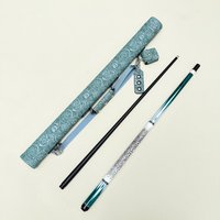 High-Tech Pro Pool Cue 11.5mm Tip, Lizard Grip + Embossed Leather Cue Case