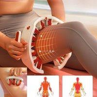 Multi-function Ring Leg Massager Massage Roller Detachable Handles for Full Body Neck Shoulder Abdominal Muscle Slimming
