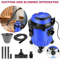 Wet and Dry Vacuum Cleaner 3-in-1,Blowing Function,15L Container, Washable HEPA Filters,For Home Workshop and Professional Use