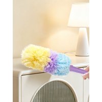 Disposable Electrostatic Duster Brush with Adjustable Handle Replace Refills for Home Office Blinds Car Duster Cleaning Tool