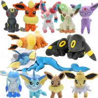 Eevee Plush Eevee Sylveon Flareon Espeon Jolteon Umbreon Vaporeon Leafeon Glaceon Doll Soft Stuffed Toys Xmas Gift