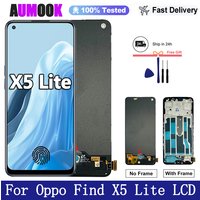 New AMOLED Display For Oppo Find X5 Lite LCD Display Touch Screen Digitizer Assembly For Oppo Find X5 Lite Display Replacement