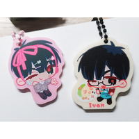 Alien Stage Ivan Anime Keychain Kawaii Acrylic Key Chain Man Cute Key Ring Women Bag Pendant Ornament Accessories Friend Gift