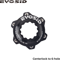 EVOSID Centerlock to 6-hole Adapter Mountain Bike Hub Center Lock Conversion 6 Bolt Disc Brake Rotor Cycling Accessoires