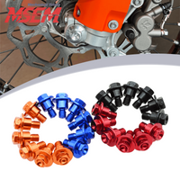 M6*12 Front Fork Guard Bolt Screw For Yamaha YZ WR Husqvarn TC50/65/85 2002-2022 125-501 TC/FC/TE/FE KTM 125-530 SX/SX-F/XC/XC-F