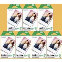10 20 50 80 100 Sheets For FUJI Instant Photo Camera Mini 12/11 Mini 9 8 7 70 EVO Film Camera Fujifilm Instax Mini Film White