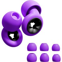 HUAK High Fidelity Silicone Earplugs Noise Reduction for Concerts Musicians Motorcycles - with Storage Box for Noise Sensitivity