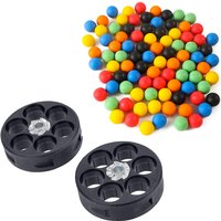 . 50 Cal Paintball 200 Balls New Reusable Training Soft Nylon Balls for Paintball Guns Nylon Ball (Only Ball)