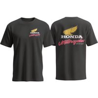 AliExpress Honda Men's and Women's T-shirt Summer Cotton Tee Honda Racing Car Short-sleeved Spring and Autumn Motorcycle Cycling Top