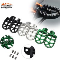 For Kawasaki KX65 KX80 KX85 KX100 KX112 KLX140 KLX140L KLX140G Motorcycle CNC Aluminum Foot Pegs Rest Footpegs Accessories Parts