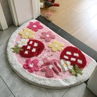New 40x60cm Carpet Cartoon Dirt-resistant Foot Mat Thick Quick-Drying Door Mat