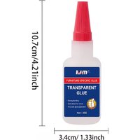 Quick Dry Transparent Adhesive For 3D Printed Parts DIY Model Assembly PLA ABS TPU PETG High Toughness Plastic Bonding Glue