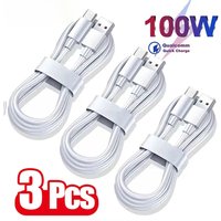 1-3PCS 10A 100W Type C Super Fast Charging Cable Data Cord For Huawei OPPO vivo Quick Charing,not iPhone、xiaomi、samsung