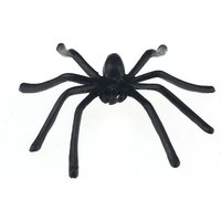 20 Pcs Halloween Black Spider Joking Toys Decoration Realistic Spider Figure Prank Toy Halloween Fake Spider Prop