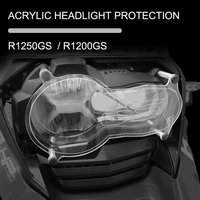 For BMW R1200GS R1250GS Motorcycle Headlight Protector Light Cover Protective Guard Acrylic