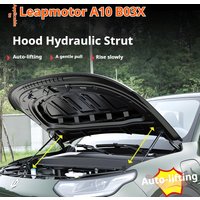Für Leapmotor A10 B03X Hydraulische Motorhaubenstütze mit automatischer Aufklappfunktion, Motorhauben-Stützstange, Auto-Modifikationszubehör