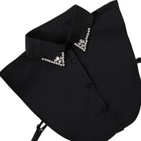 1 piece of women's versatile fake collar, a white shirt fake collar designed for inner wear in spring, autumn and winter, which