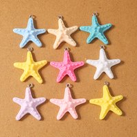 10pcs Random Mix Starfish Charms Pendants for Jewelry Making Necklace Bracelet Earrings DIY Accessories Supplies