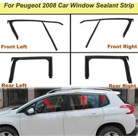 For Peugeot 2008 4 Door Car Window Sealant Strip Door Glass Lifter Guide Groove Mud Trough Sealant Protector Strip
