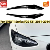 2 pièces mauvais œil phare paupières phare lampe sourcil couverture garniture pour BMW série 1 F20 F21 2011-2014 phare sourcil