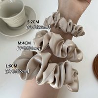 Übergroße Satin-Haargummis, elastische Haargummis für Damen und Mädchen, große Seiden-Haarbänder, Pferdeschwanz-Halter, Haar-Gummibänder, Haar-Accessoires