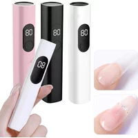 Mini Portable LED UV Nail Lamp Fast Curing Gel Polish Dryer Manicure Tool for Home Use Nail Art UV Light