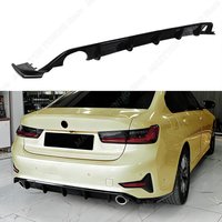 Dyfuzor tylnego zderzaka w stylu Maxton do BMW serii 3 G20 Standard 2019-2022 Pre-LCI, tylna listwa progowa, splitter, spoiler, bodykit